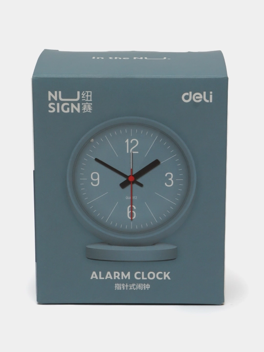 Будильник 96*67*112.5 мм Deli NS886-BLUE q0000048271