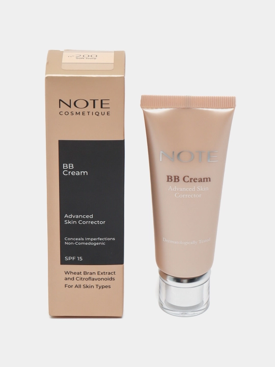 Корректор для лица Note BB Cream 01 Advanced Skin Corrector SPF 15 Paraben free, 35 мл - 