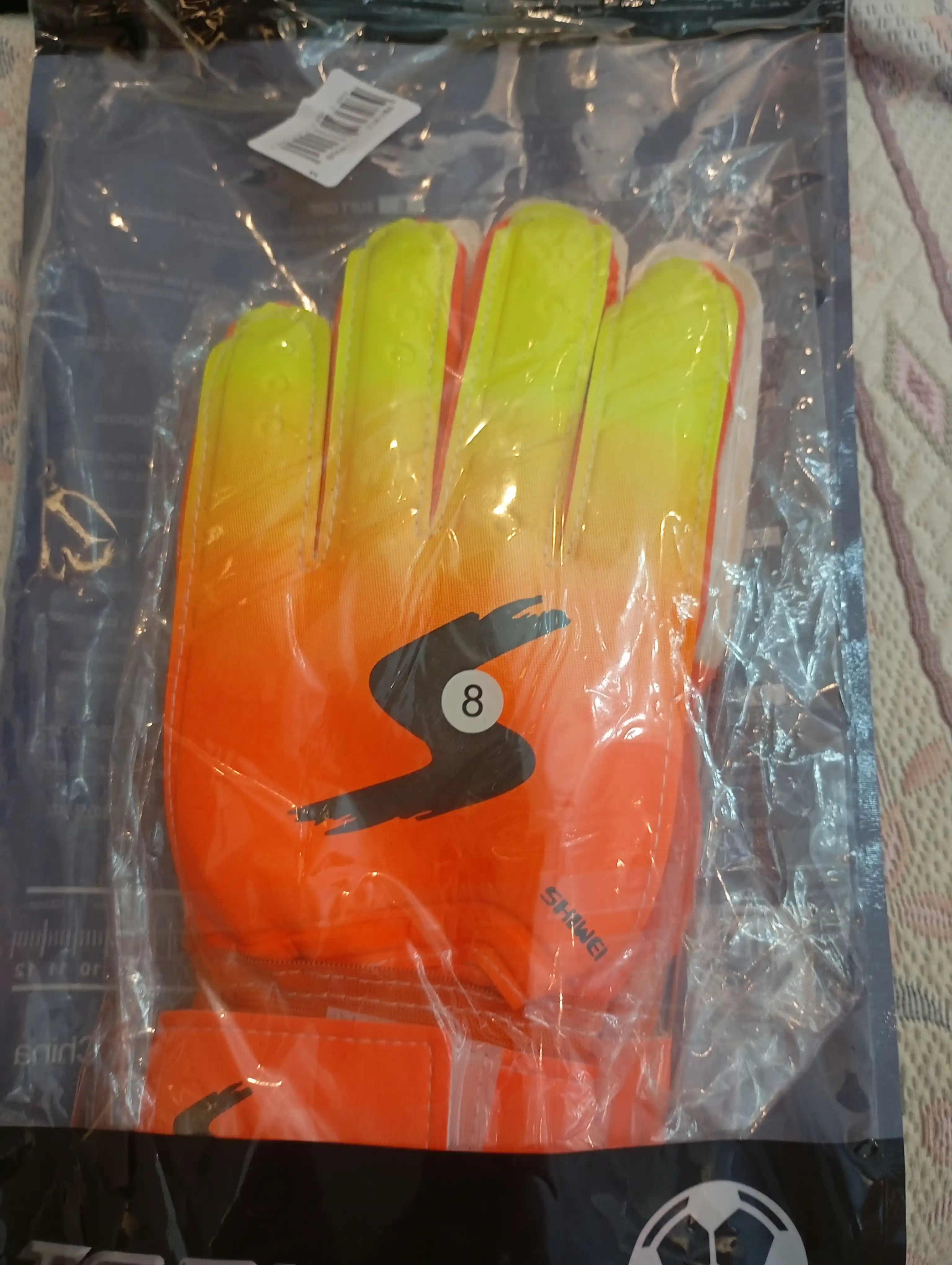 Futbol darvozaboni qo'lqoplari, bolalar, kattalar uchun