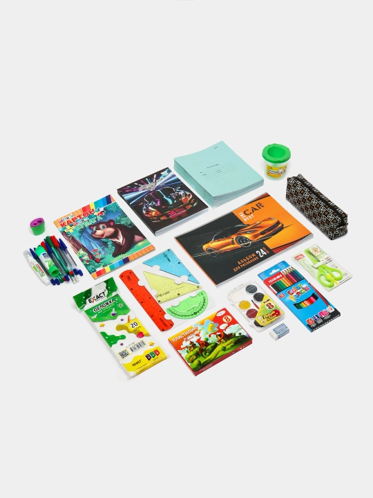 O'quv qurollar, qiz bolalar uchun maktab to'plami, 2-3-4-5 sinflargacha, kanstavar - 