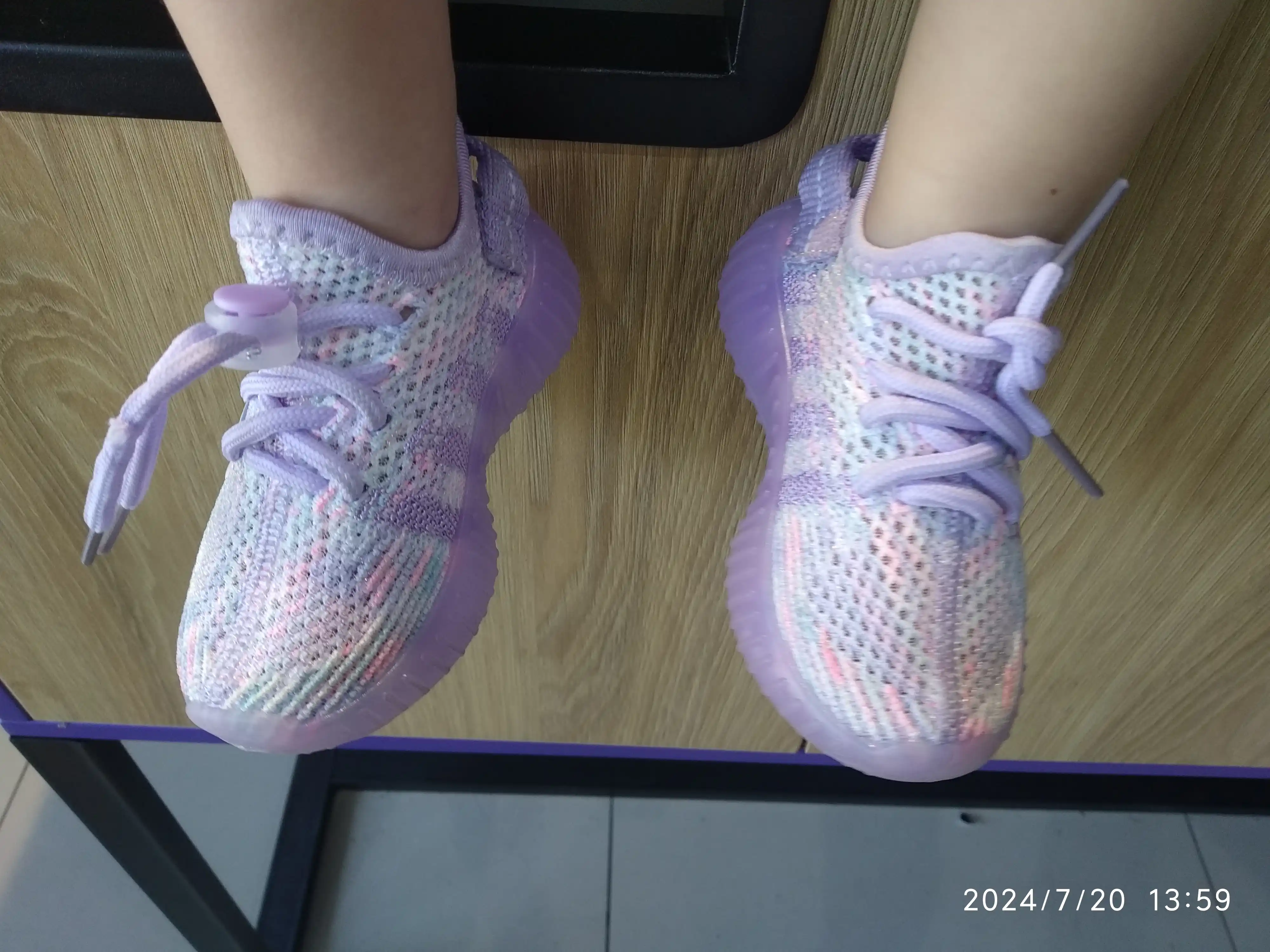 Кроссовки детские, текстильные, yeezy boost, 21-26