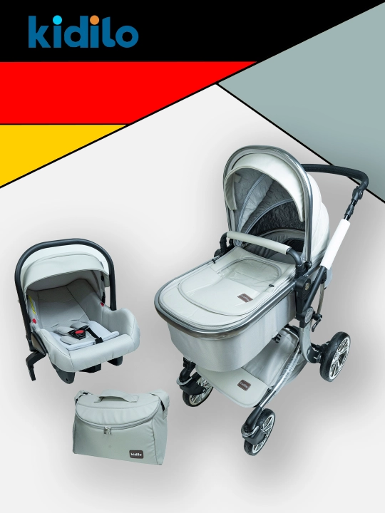 Детская коляска 3 в 1 Kidilo - 