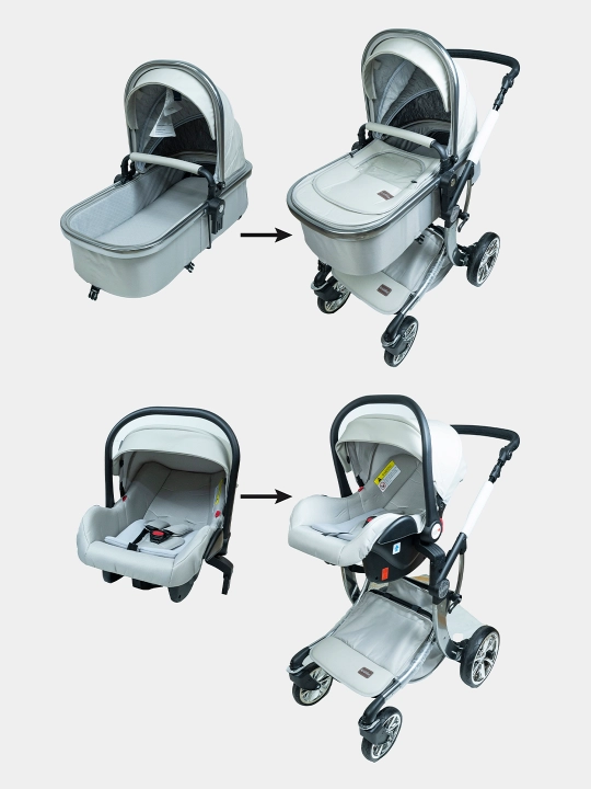 Детская коляска 3 в 1 Kidilo