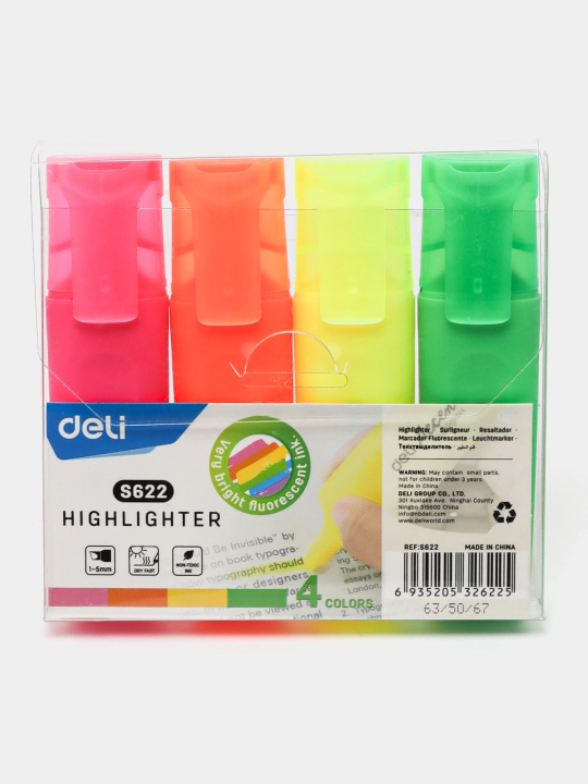 Marker 4 rang to'plami Deli ES622 q0000004047 - 