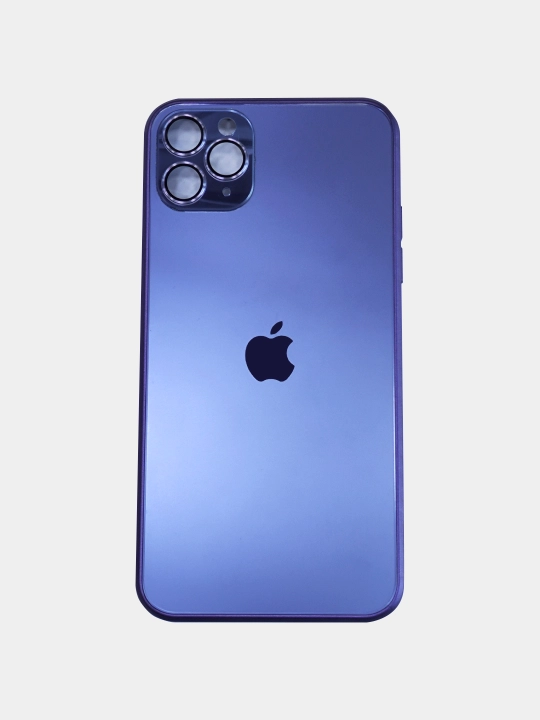 Чехол для IPhone 11, 12, 13, 14, пластиковый, c линзами, противоударный
