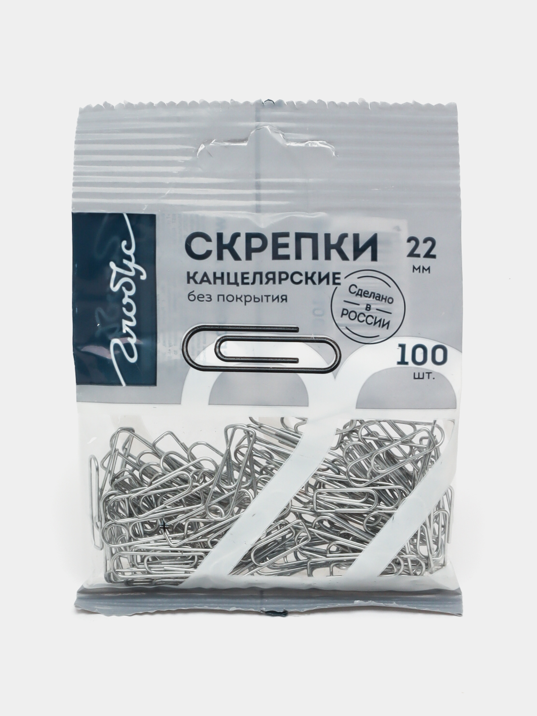 Kantselyariya qisqichlari L22 mm, 100 dona C22-100 - 