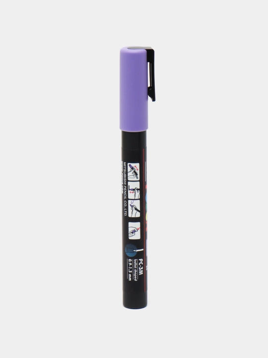 Ручка фетровая UNIBALL POSCA 0.9-1.3 Marking Pen Lilac N