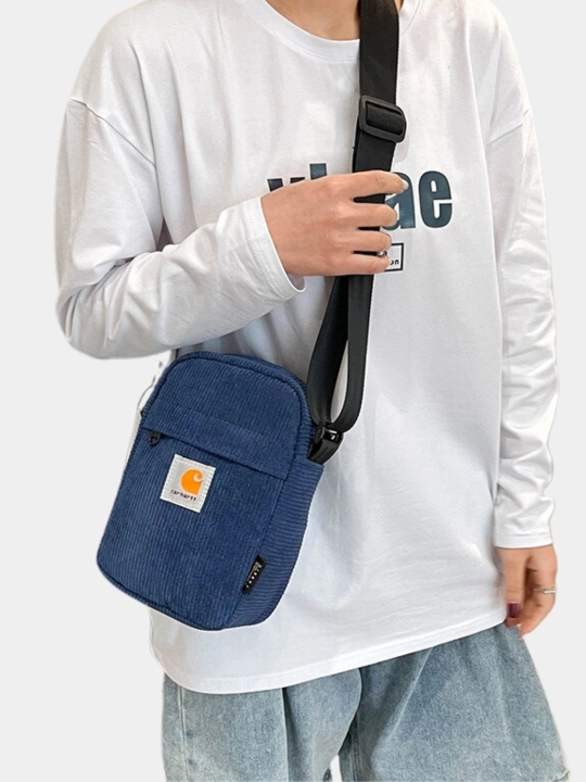 Сумка Carhartt Wip, через плечо, универсальная, унисекс, вельветовая, на ремне