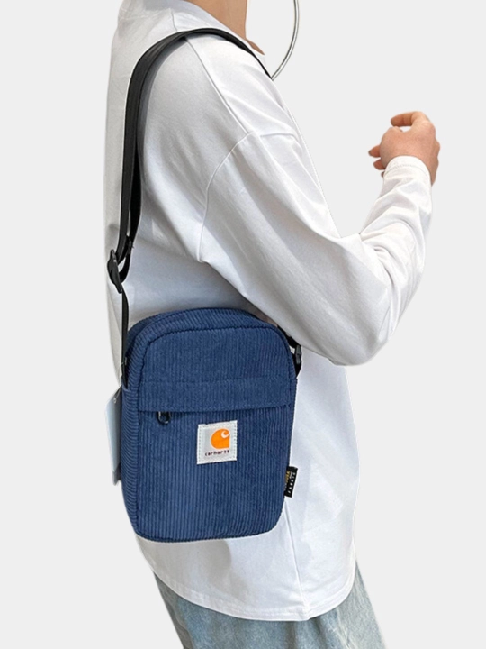 Сумка Carhartt Wip, через плечо, универсальная, унисекс, вельветовая, на ремне