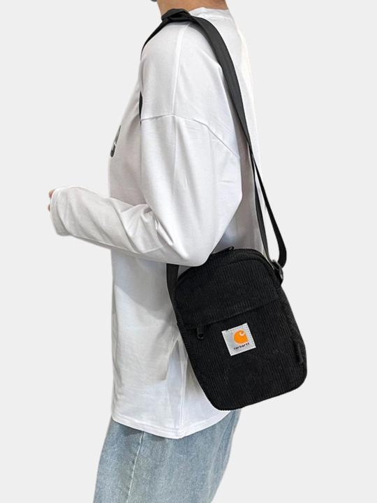 Сумка Carhartt Wip, через плечо, универсальная, унисекс, вельветовая, на ремне