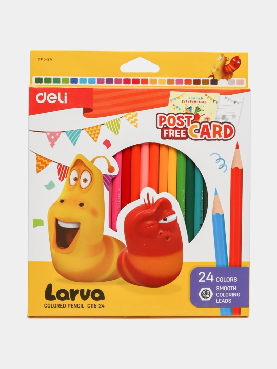 Цветные карандаши, 24 цветов, Deli EC115-24 q0000014478 - 