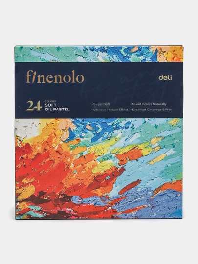Масленые пастели, 24 цвета, finenolo Deli C212-24 q0000019781