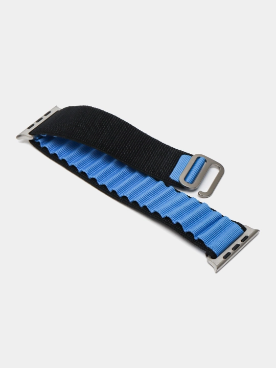 Ремешок нейлоновый для Apple Watch 3,4,5,6,7,8,9,10,11,SE и Ultra, размер 42-44-45-49 мм