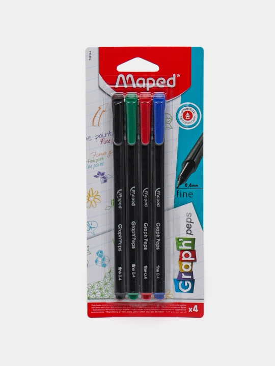 Ручка фетровая, "Maped", 4 цвета, 749144 - 