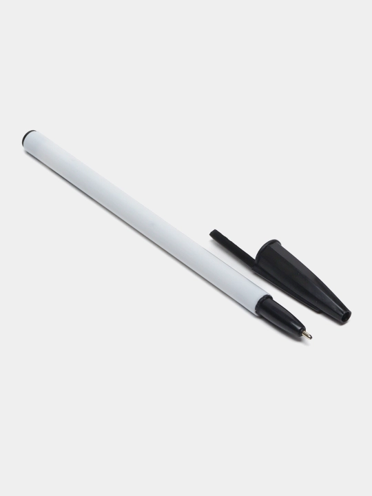 Sharikli ruchka Polo oq 1 mm, qora, har biri 5 dona