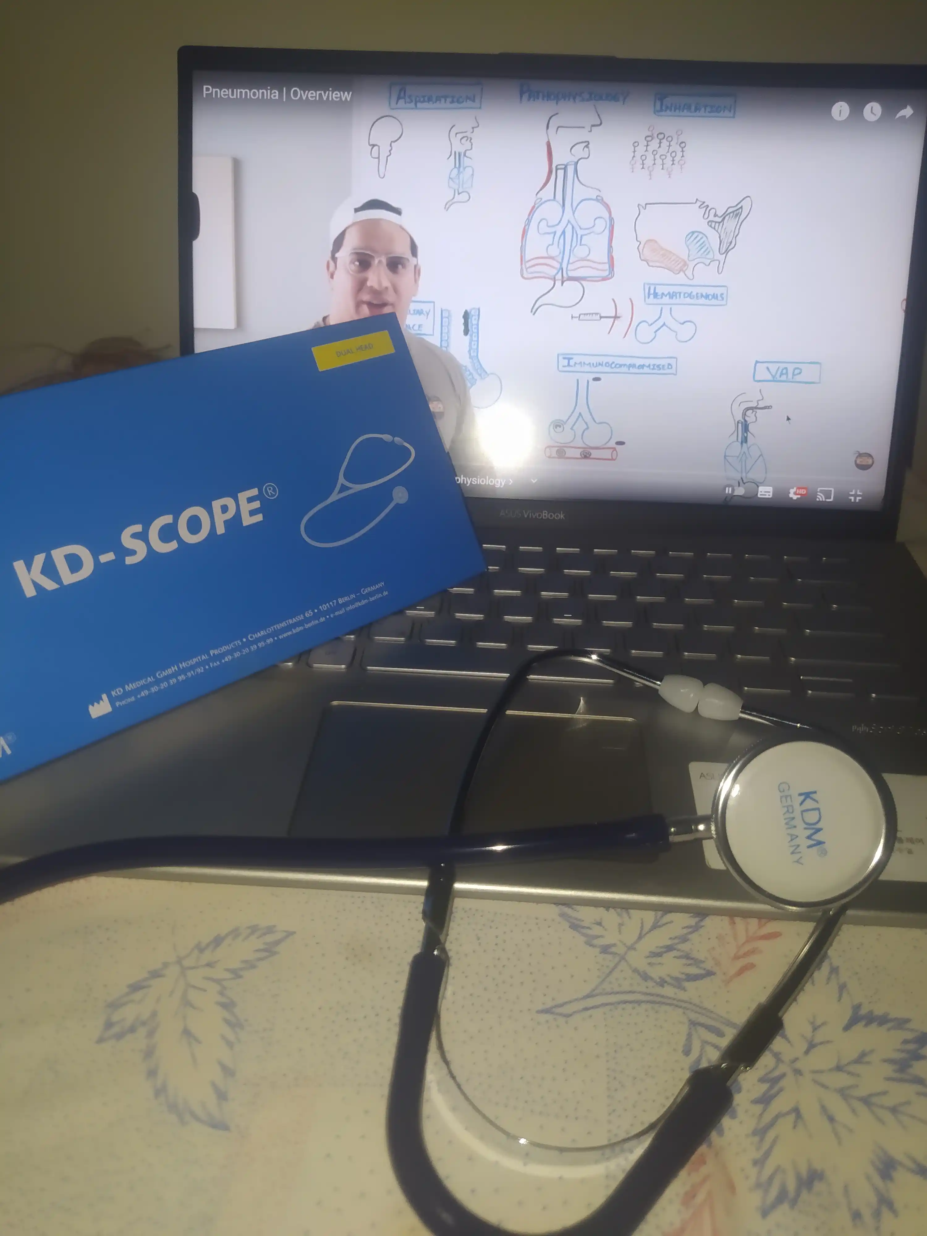 Стетоскоп фонендоскоп "Dual Head" KDM
