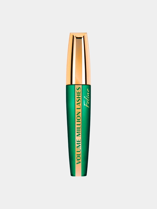 Kipriklar uchun tush L'Oreal Volume Million Lashes Feline Mushuk qarashi, qora