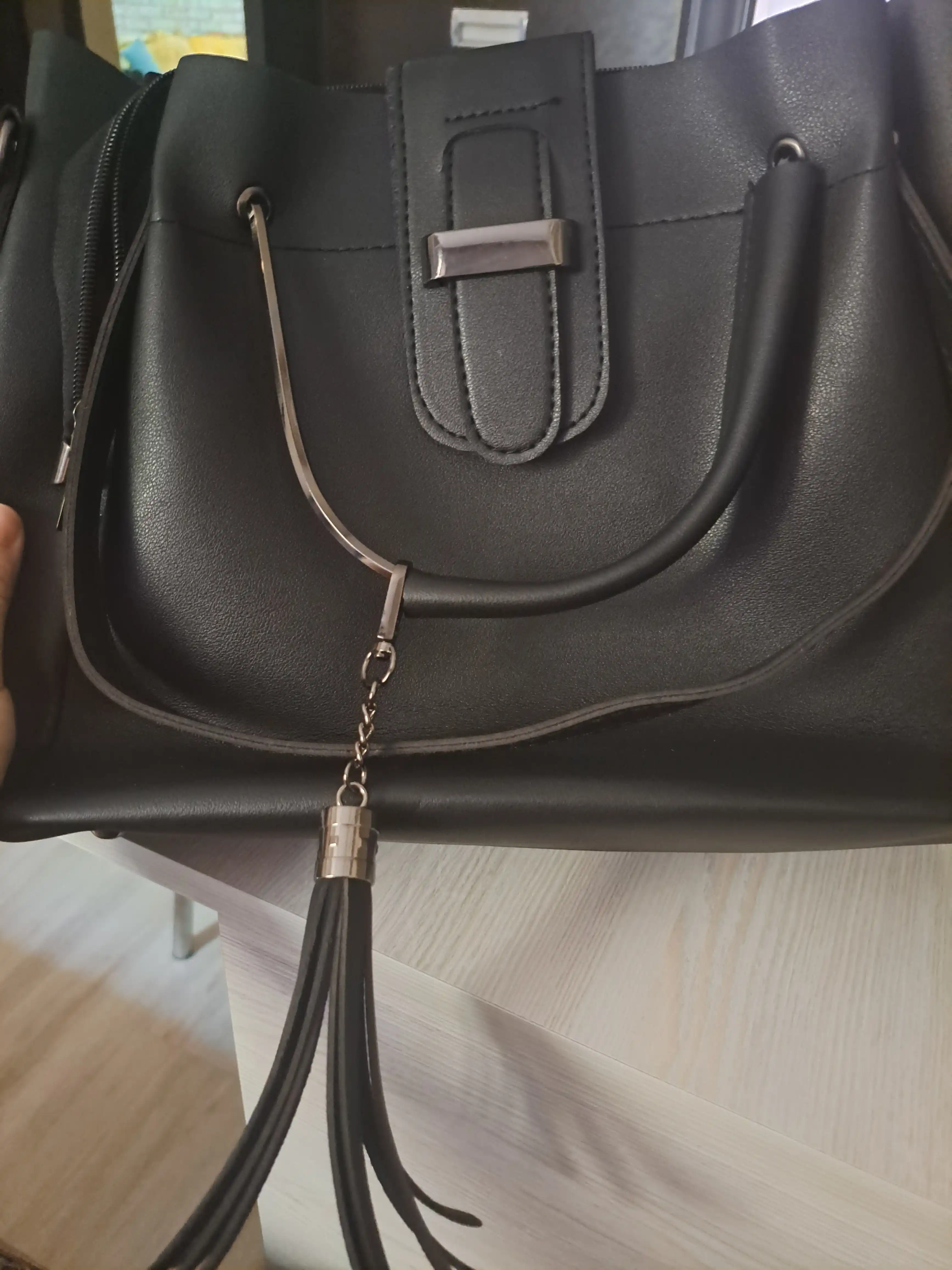 Ekologik charmdan tikilgan ayollar sumkasi, 3 buyum