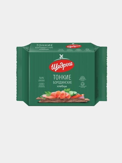 Хлебцы Щедрые, тонкие, 170 г — MISTRAL-P11B135