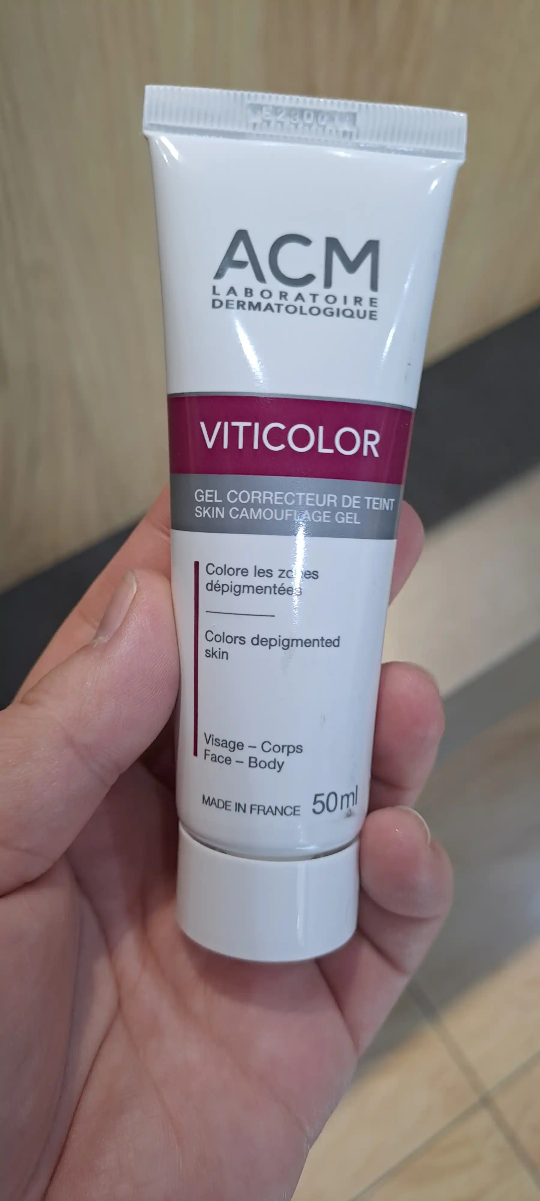 Viticolor gel - vitiligodan oq dog'larni yashirish uchun kamuflyaj viticolor