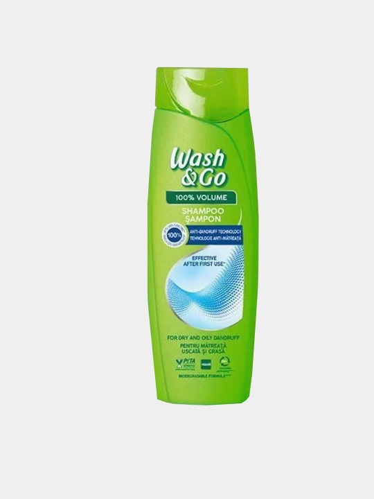 Шампунь для волос Wash&Go, от перхоти, 180 мл - 