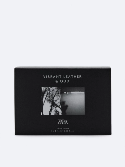 Парфюмерная вода для мужчин ZARA Vibrant Leather 60 мл + Vibrant Leather Oud, 60 мл