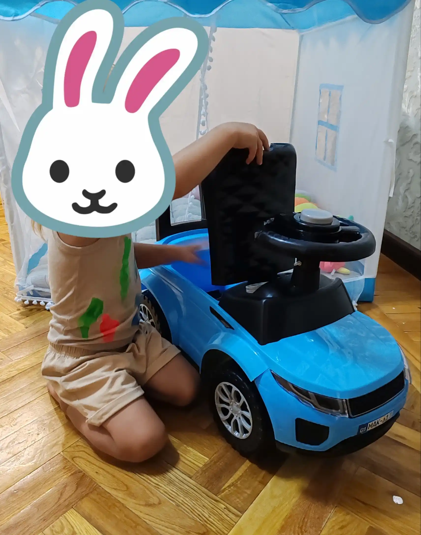 Bolalar avtomobili Tolokar Range-rover, 3-5 yoshgacha