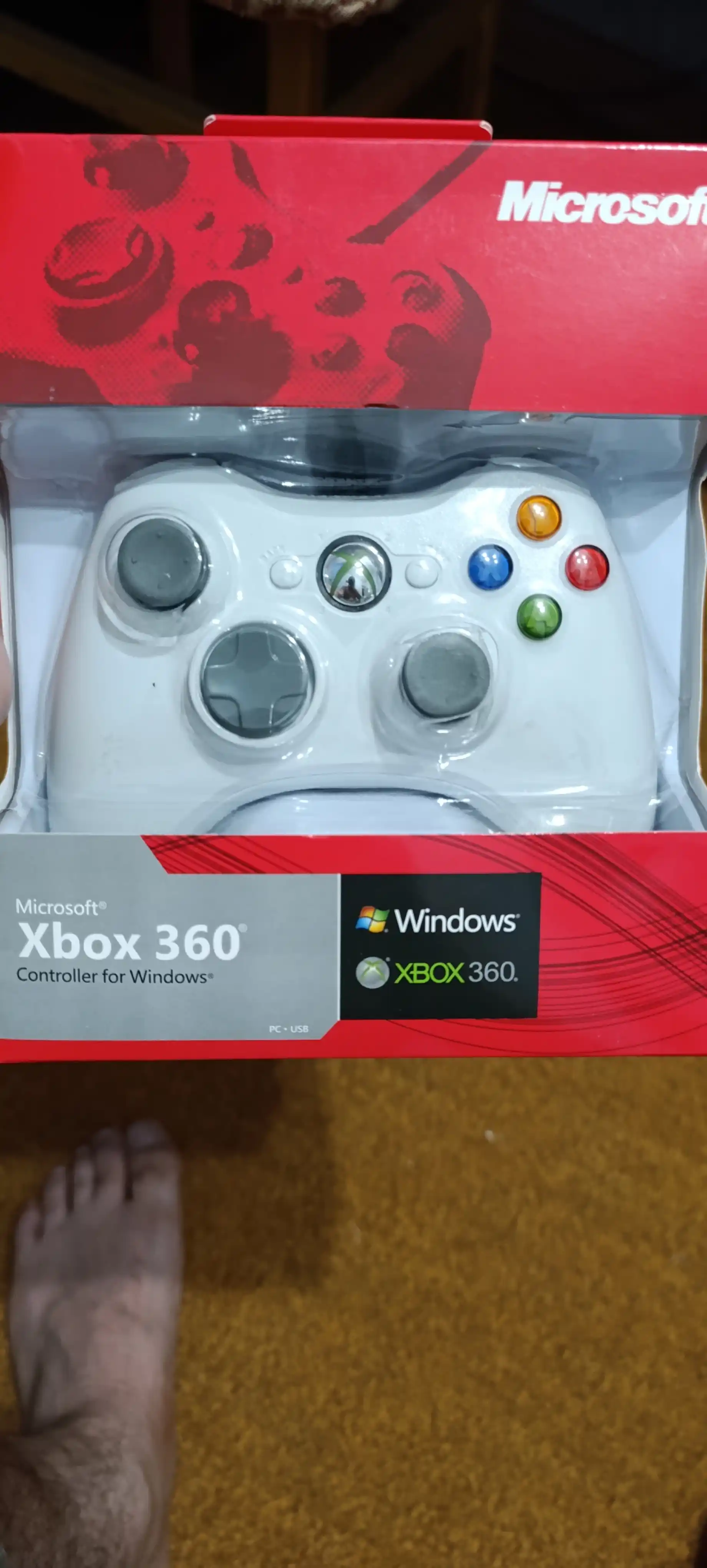 Проводной геймпад для Xbox 360 и ПК, Игровой контроллер с виброоткликом