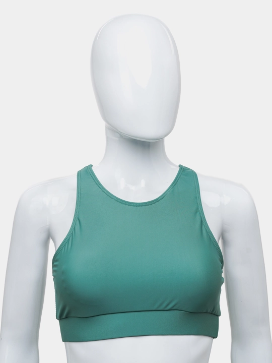 Ayollar uchun ikki qismli suzish kostyumi, sport topi, bikini