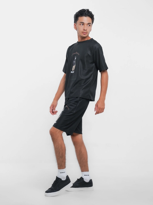 Комплект одежды, мужская одежда, футболка и шорты, S-XL - 