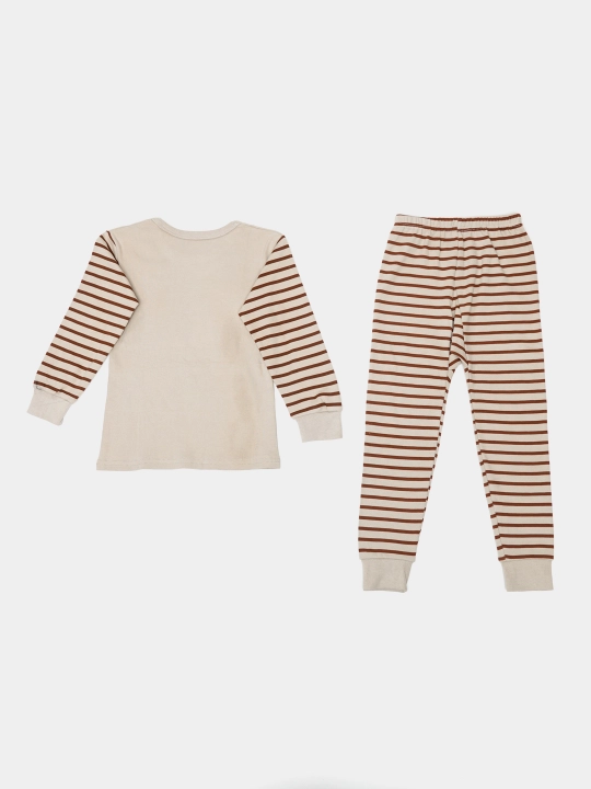 Пижама детская, хлопковая, со штанами, для мальчика, Elankids