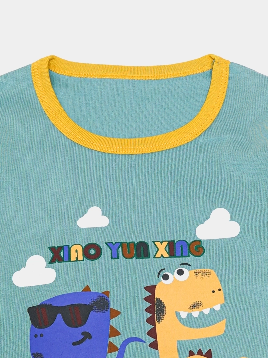 Пижама детская, хлопковая, со штанами, для мальчика, Elankids