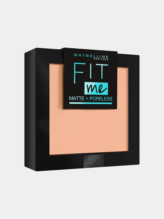 Пудра для лица Maybelline New York Fit Me, матирующая, оттенок 120 классический бежевый