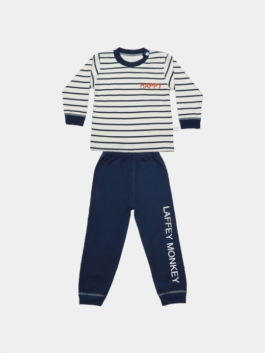Пижама детская, хлопковая, со штанами, для мальчика, Elankids