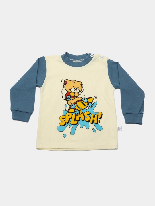 Пижама детская, хлопковая, со штанами, для мальчика, Elankids