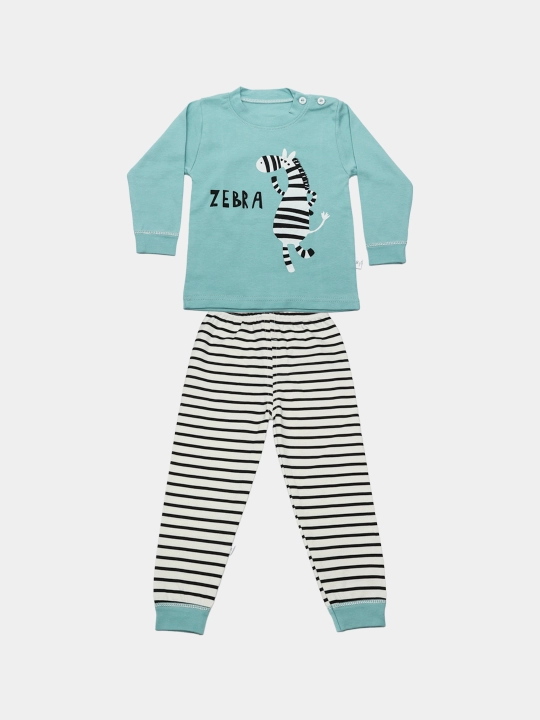 Пижама детская, хлопковая, со штанами, для мальчика, Elankids