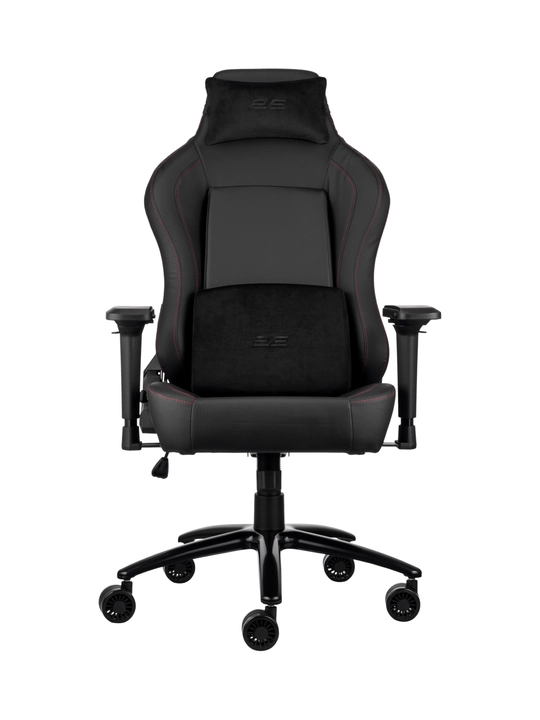 Игровое кресло 2E GAMING BASAN ll черное, красное + в подарок фирменная футболка