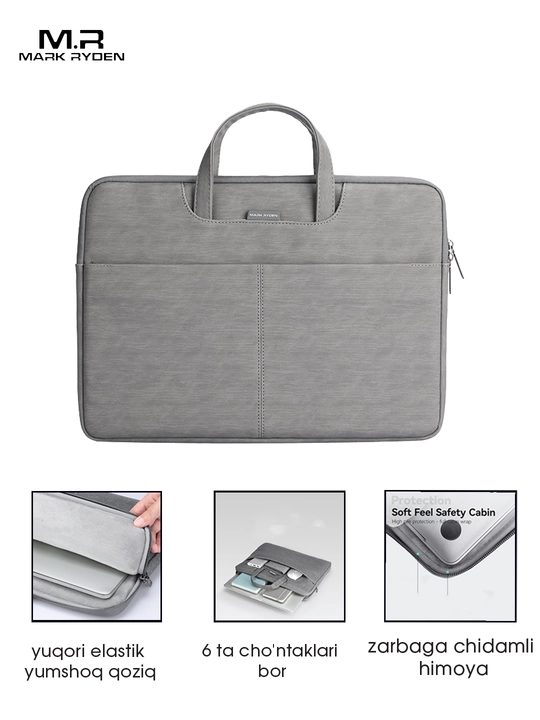 Сумка для ноутбука и Macbook Mark Ryden MR98, деловая, для мужчин и женщин, Оксфорд