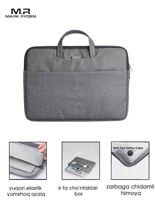 Сумка для ноутбука и Macbook Mark Ryden MR98, деловая, для мужчин и женщин, Оксфорд