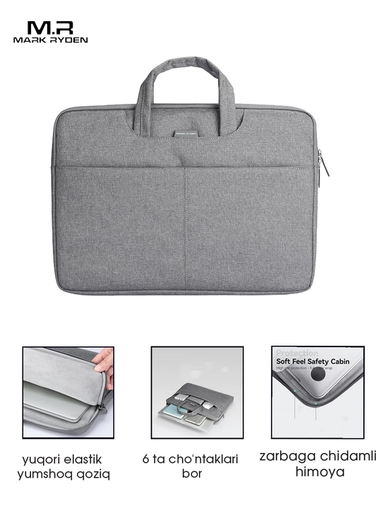 Сумка для ноутбука и Macbook Mark Ryden MR98, деловая, для мужчин и женщин, Оксфорд