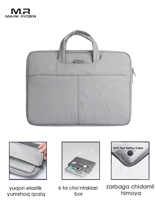 Сумка для ноутбука и Macbook Mark Ryden MR98, деловая, для мужчин и женщин, Оксфорд - 
