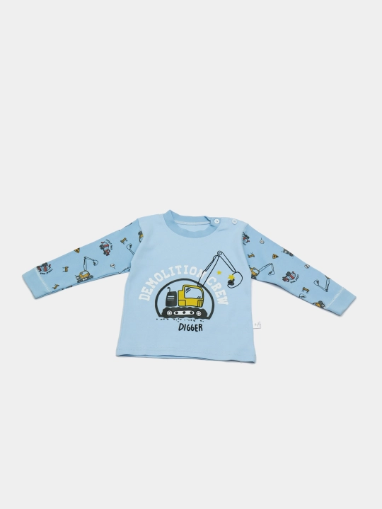 Пижама детская, хлопковая, со штанами, для мальчика, Elankids