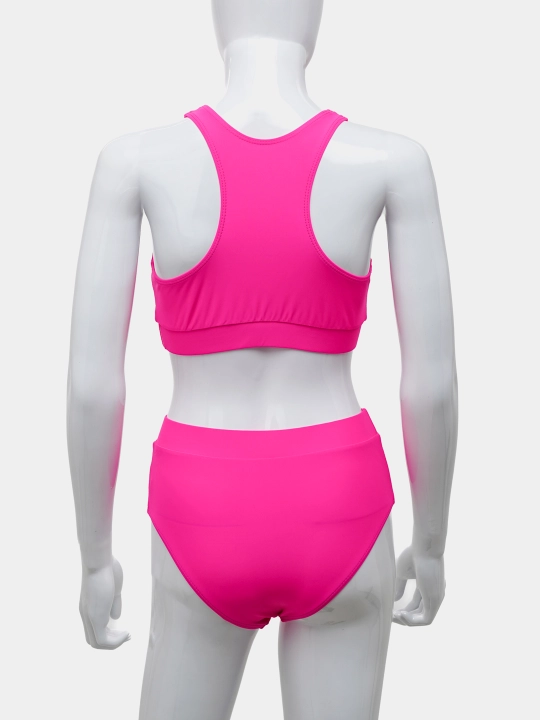 Ayollar uchun ikki qismli suzish kostyumi, sport topi, bikini