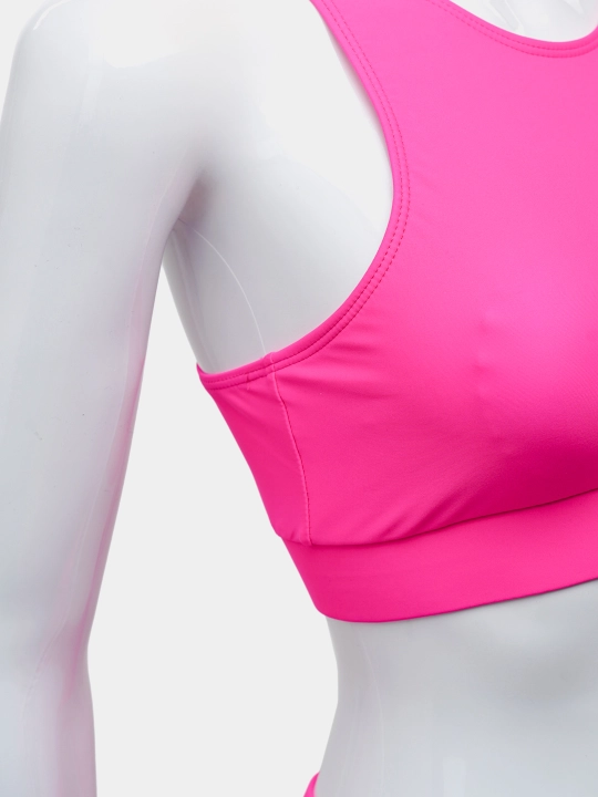 Ayollar uchun ikki qismli suzish kostyumi, sport topi, bikini