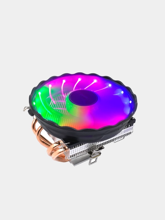 Система охлаждения процессора компьютера, RGB, 2-трубная - 