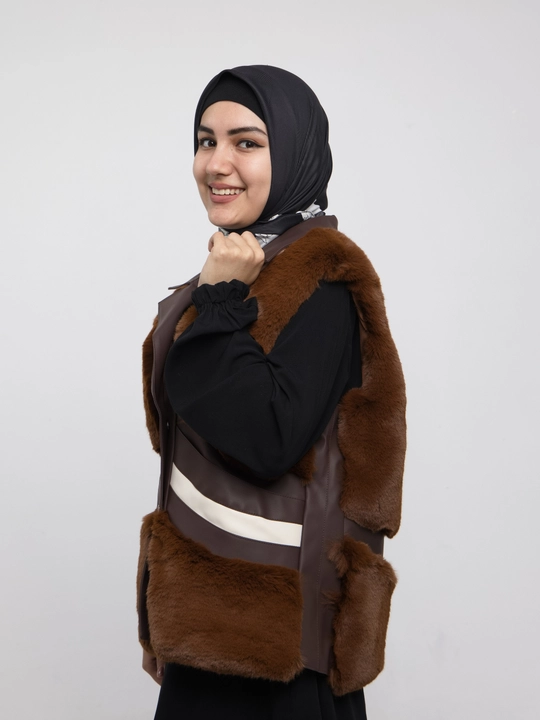 Ayollar uchun eko-mo'ynali jilet - 
