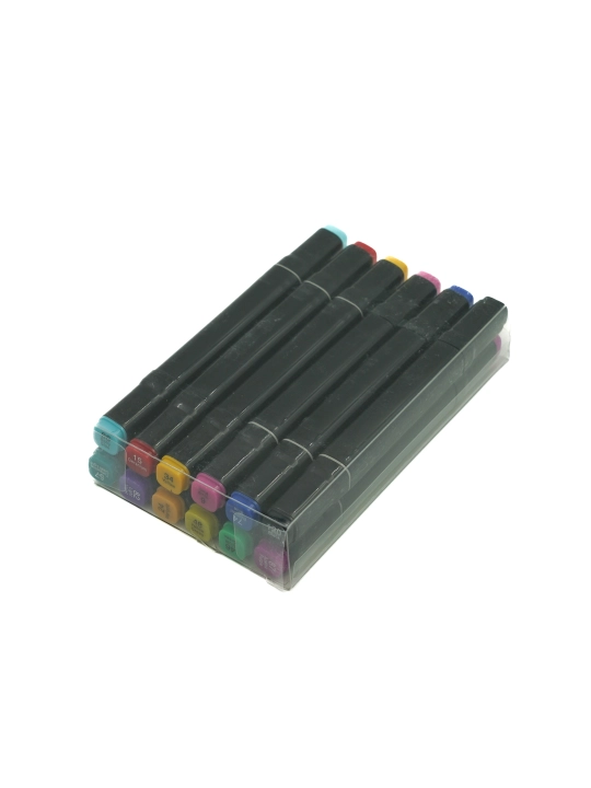 Rang-barang markerlar flomasterlar to'plami Touch, У007-CN-001sketching uchun flomasterlar