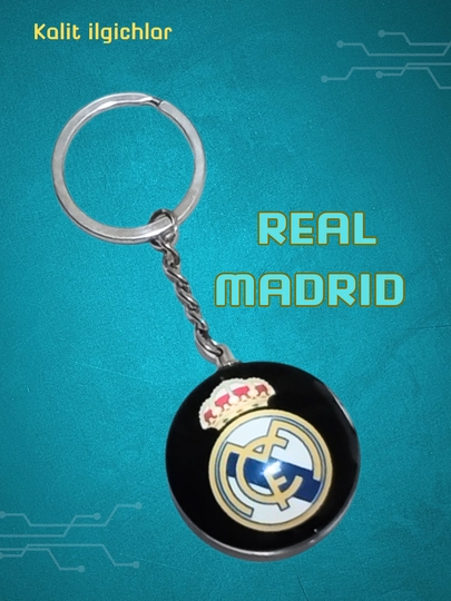 Kalit ilgich, futbol klublar rasmi bilan REAL MADRID, BARSA, PSJ, CHELSI, LIVERPUL, MYU - 