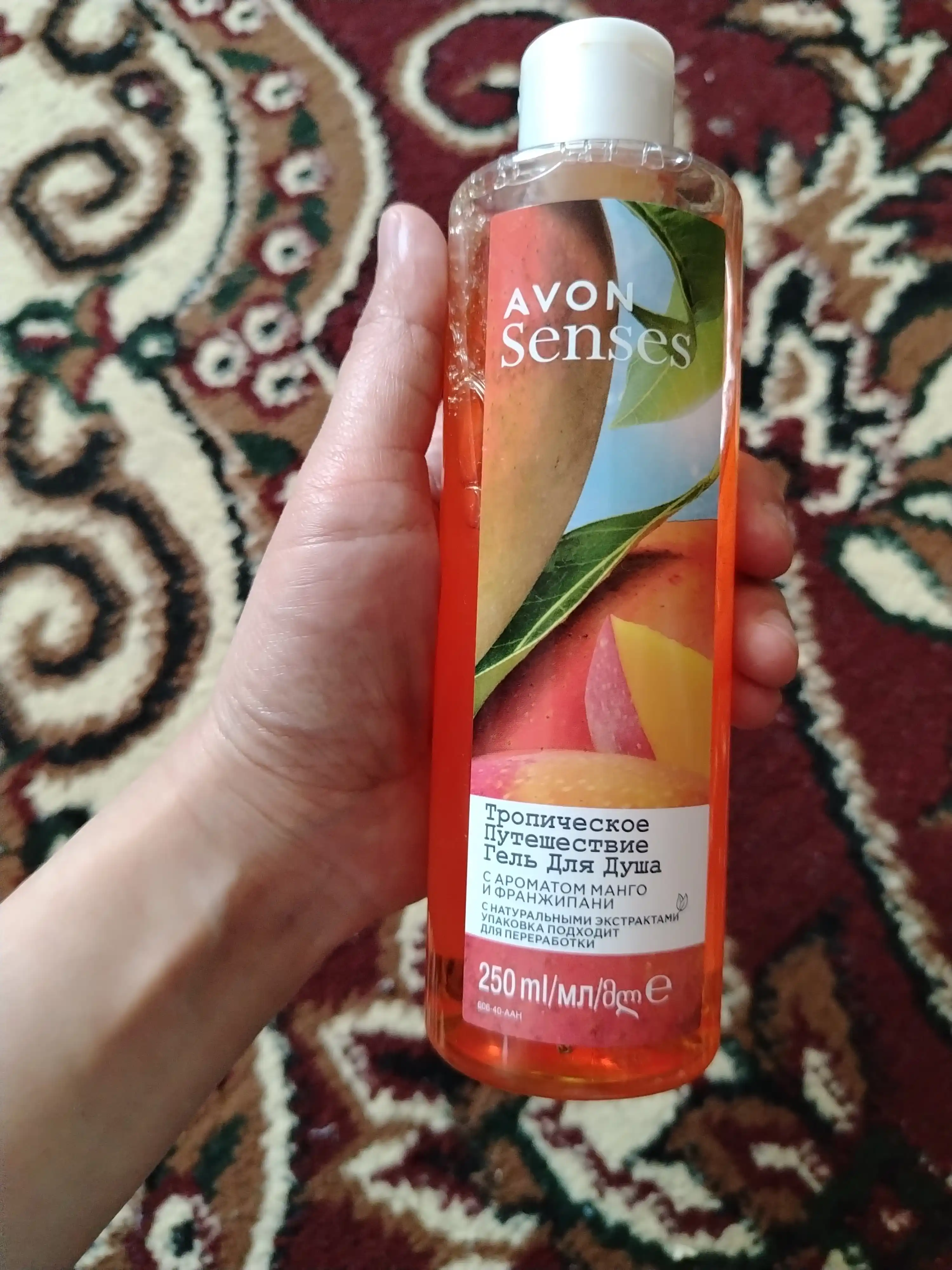 Гель для душа Avon Senses, тропическое путешествие, 250 мл