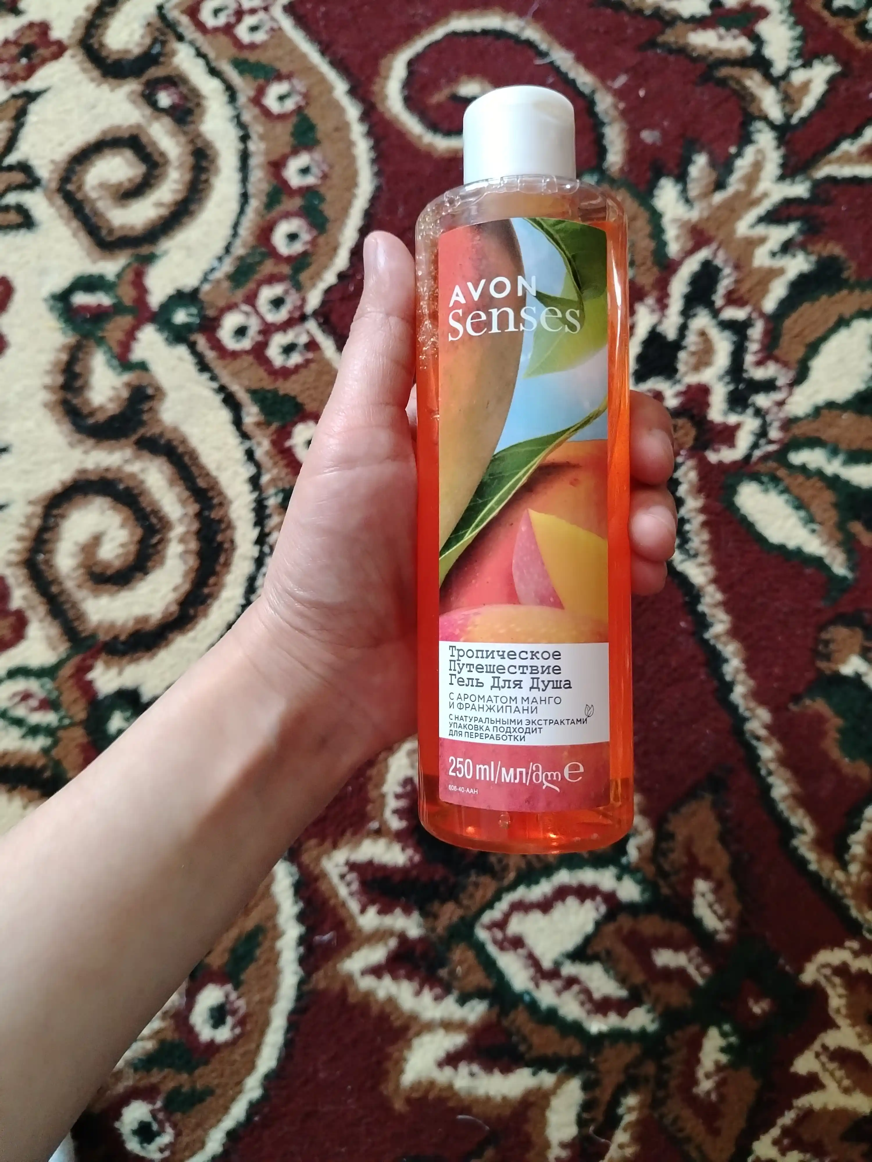 Гель для душа Avon Senses, тропическое путешествие, 250 мл